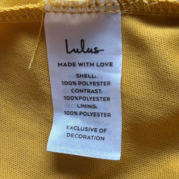 Lulus Such Sophistication Yellow Black Floral Tiered V Neck Maxi Gown Size XS - Picture 5 of 7